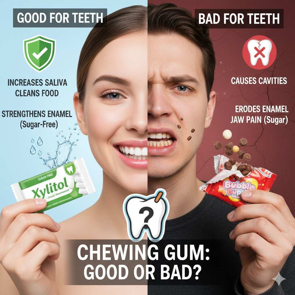 Is Chewing Gum Bad or Good for Your Teeth?