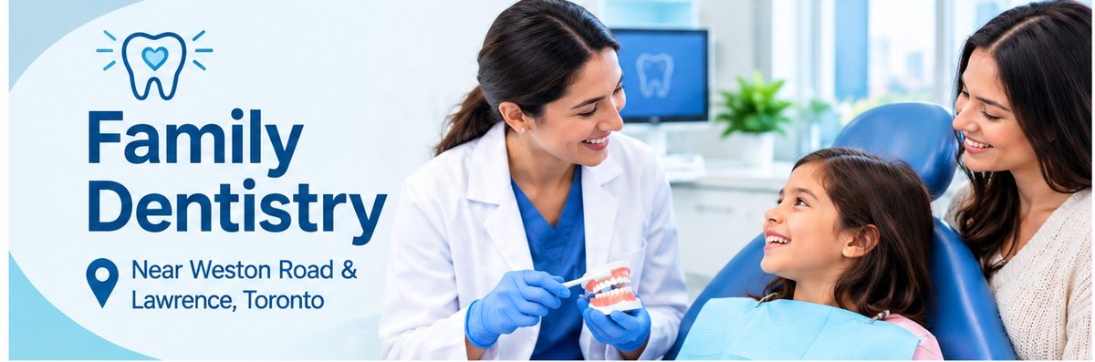 Family Dentistry Near Weston Road and Lawrence, Toronto